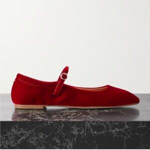 🆕 Aeyde Uma Velvet Mary Jane Ballet Flats